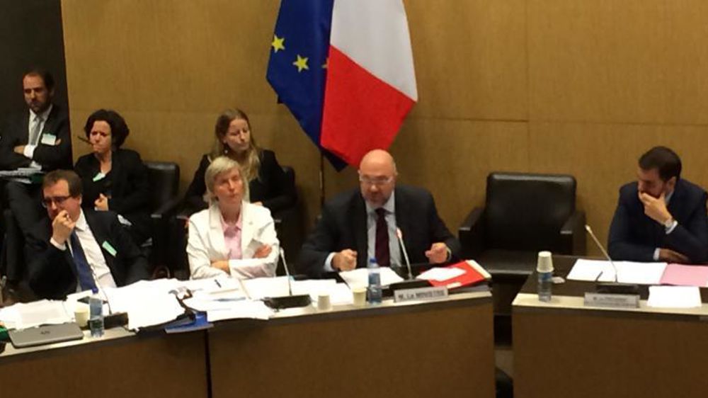 Stéphane Travert, ministre de l’Agriculture, en commission élargie à l’Assemblée nationale, le 26 octobre 2017. © M. Salset/GFA