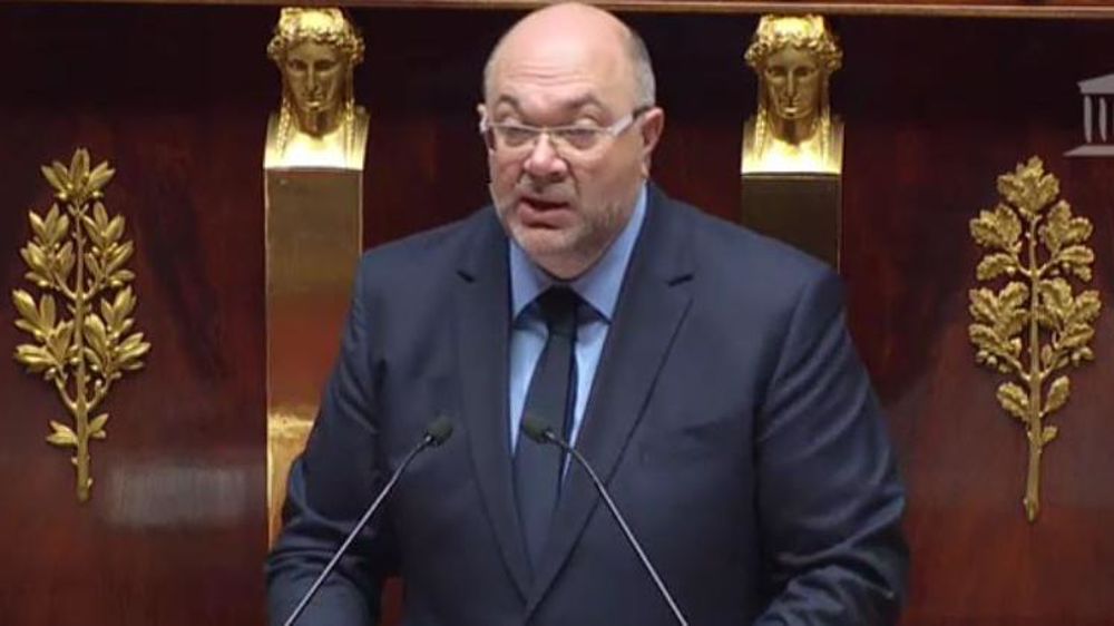 Stéphane Travert ce 2 novembre 2017 devant les députés. © Assemblée nationale