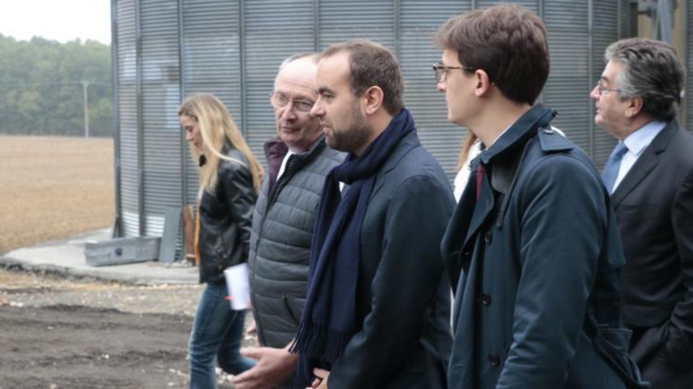 Sébastien Lecornu en visite dans la Vienne le 25 septembre 2017. © Vincent Gobert