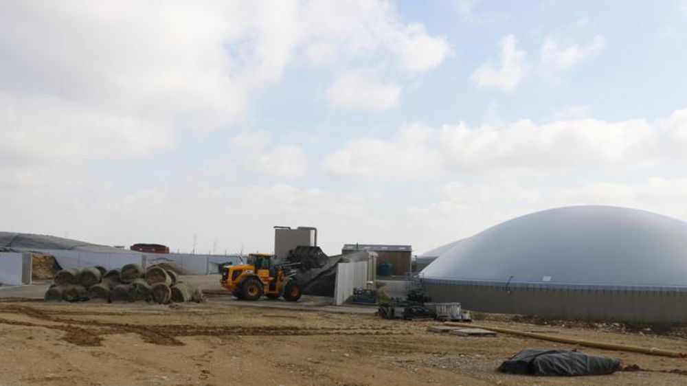 Installation de production de biométhane fraîchement sortie de terre dans l’Oise. © Vincent Gobert