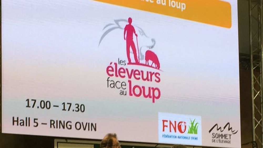 Éleveurs et élus ont dénoncé le plan loup le 3 octobre lors d’une conférence de presse au Sommet de l’élevage.  © M.-F. Malterre/GFA