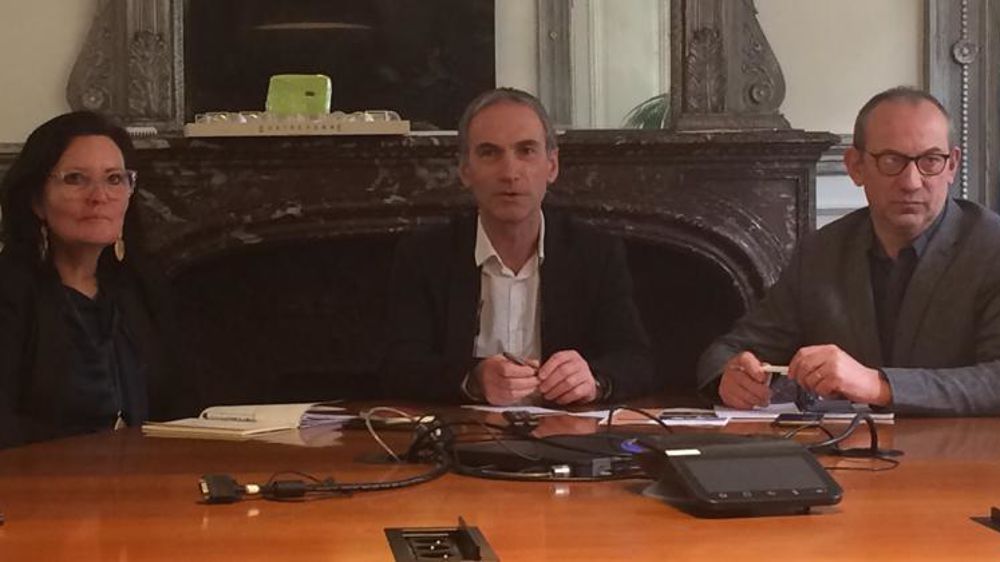 Marie-Thérèse Bonneau, Thierry Roquefeuil et André Bonnard. © V. Guyot/GFA