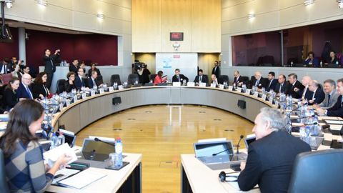 Rencontre ministérielle entre l’Union européenne et le Mercosur à Bruxelles le 30 janvier 2018. © Union européenne Rencontre ministérielle entre l’Union européenne et le Mercosur à Bruxelles le 30 janvier 2018. © Union européenne