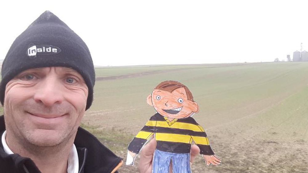 « Clément Aplati des Agriculteurs » avec Vincent Guyot. © DR