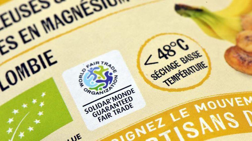 Produits alimentaires issus de l’agriculture biologique et importé de la Colombie. © Cédric Faimali/GFA