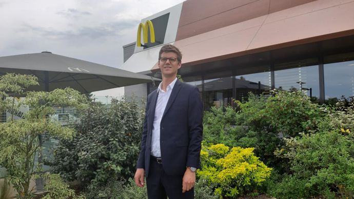 Rémi Rocca, directeur  achats, qualité, logistique, environnement chez McDonald’s France.