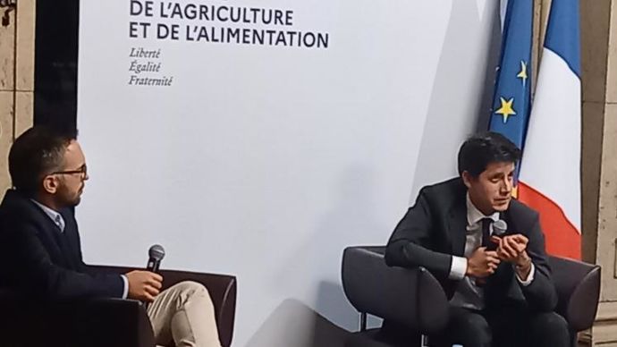 Le 28 septembre, le ministre de l’Agriculture, Julien Denormandie, en réponse à nos questions, a estimé qu’il faut arriver à trouver un équilibre entre la séparation conseil et vente et les CEPP. © M. COISNE