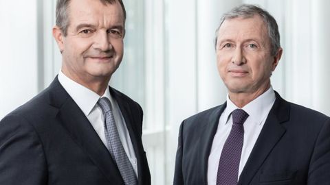 Gérard Clay, président du conseil de surveillance de Tereos, et Philippe de Raynal, président du directoire : « En plus de modifier notre stratégie commerciale, nous allons adopter une plus grande discipline sur les investissements. » © G. GONZALEZ