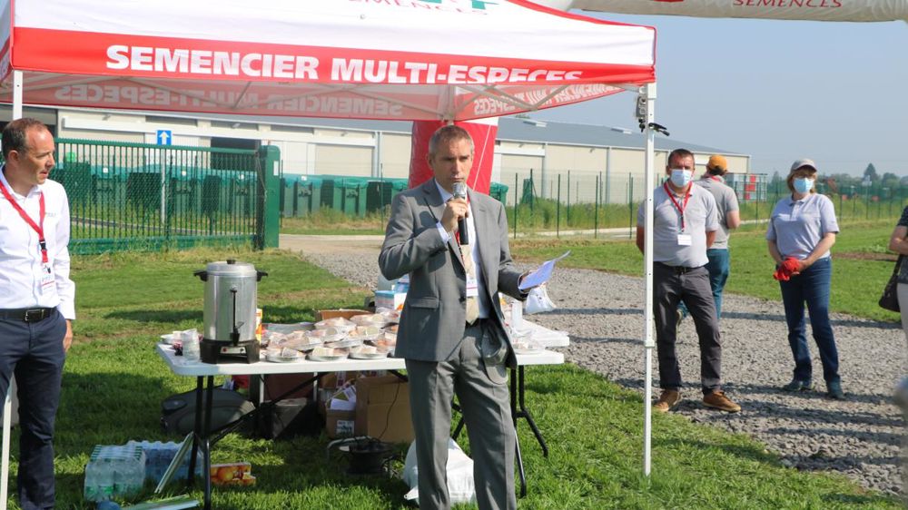 François-Olivier Cailleau, DG adjoint de RAGT semences : « Nous sommes une entreprise multi-espèces avec pas moins de 32 espèces sélectionnées. » © B. CAILLIEZ