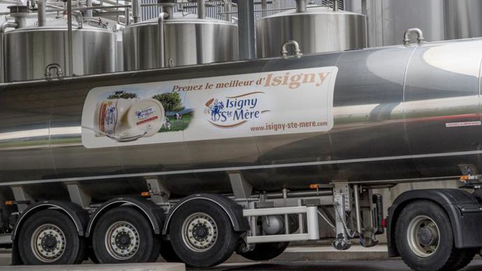 La nouvelle unité T5 bis doit apporter à la laiterie Isigny-Sainte-Mère l’agilité nécessaire pour valoriser les volumes encore excédentaires de babeurre, de sérum et de lait écrémé. © A. DUFUMIER