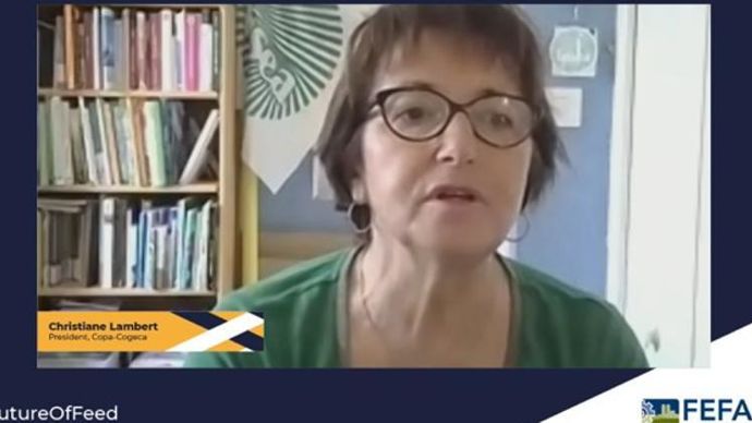 Christiane Lambert, qui intervenait lors de l’AG de la Fefac en tant que présidente de Copa-Cogeca, estime que « pour un élevage plus durable encore, nous avons besoin de tous les soutiens, dont ceux de l’alimentation animale ».