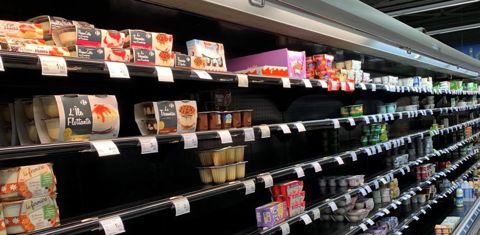 En mars, le rayon crèmerie des GMS a augmenté de 22 % par rapport à février.C.Hue