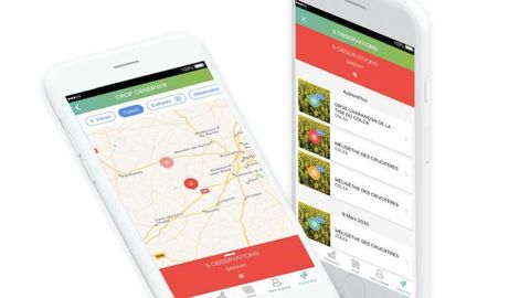 L’application Farmi lancée par Soufflet en novembre 2017 propose deux nouveaux outils, Crop Observer, issu de l’expertise du groupe, et l’OAD Avizio, de Syngenta.