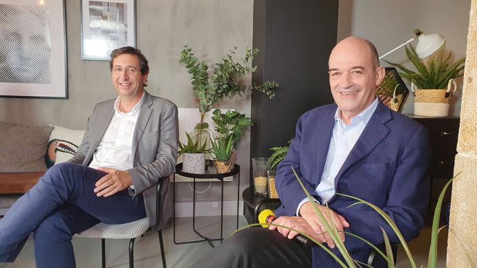 François Desprez, président du Gnis (à dr.), au côté de Pierre Pagès, vice-président : « Nous présenterons notre projet stratégique de façon totalement transparente, le 27 janvier 2021, au cours d’un colloque sur les semences et les enjeux sociétaux. » 