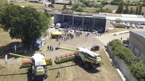 La journée technique organisée par Bellanné et Néolis, le 2 juin, a eu lieu à Cissé, à mi-chemin des deux sièges des négoces. © Bellanné/Néolis