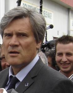 Stéphane Le Foll, ministre de l'Agriulture présent au Space 2012.
