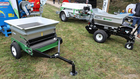 Cornu importe les épandeurs de marque américaine Earth & Turf Cornu importe les épandeurs de marque américaine Earth & Turf