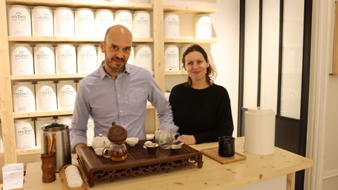 Florian Aumaire et Sophie Rodrigues.