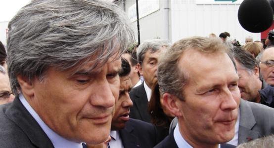 Stéphane Le Foll, ministre de l'Agriculture et Guillaumme Garot, ministre de l'Agroalimentaire