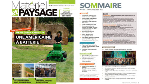 A lire dans Matériel et Paysage A lire dans Matériel et Paysage