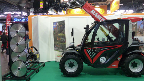 Coup’Eco a développé des outils spécifiques pour Manitou, ici un ULM 415 H. Coup’Eco a développé des outils spécifiques pour Manitou, ici un ULM 415 H.