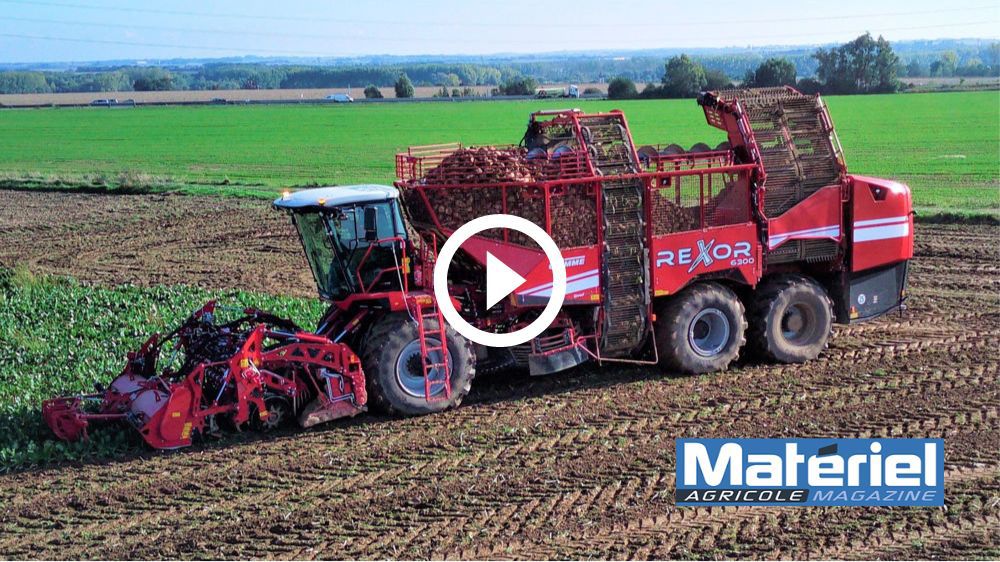 Vidéo : aux commandes de l'arracheuse à betteraves Grimme Rexor 6300 Gen3