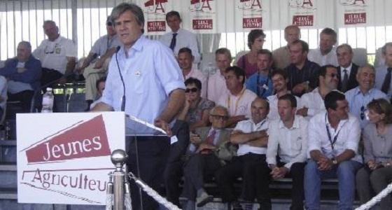 Stéphane Le Foll à la finale de Labour de Lautrec