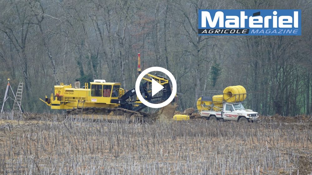 Découvrez en images la sous-soleuse Inter-Drain 2050GP de 50 t en plein chantier