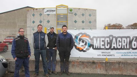 L’équipe Mec’agri 61 s’est installée depuis janvier 2022 à Briouze (Orne), dans de nouveaux locaux. L’équipe Mec’agri 61 s’est installée depuis janvier 2022 à Briouze (Orne), dans de nouveaux locaux.