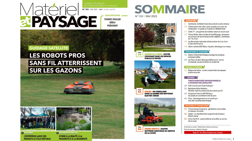 A lire dans Matériel et Paysage