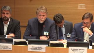 De gauche à droite : Alexis Guipart (FNE), Antoine Gatet (FNE) et Sébastien Windsor (Chambre agriculture France) ont été auditionnés par la commission du développement durable de l'Assemblée nationale le 24 mai 2023. De gauche à droite : Alexis Guipart (FNE), Antoine Gatet (FNE) et Sébastien Windsor (Chambre agriculture France) ont été auditionnés par la commission du développement durable de l'Assemblée nationale le 24 mai 2023.
