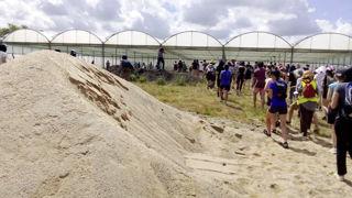 Des serres de maraîchers nantais ont été lacérées lors d’une manifestation organisée par les Soulèvements de la terre pour protester contre l’exploitation de sablières. Des serres de maraîchers nantais ont été lacérées lors d’une manifestation organisée par les Soulèvements de la terre pour protester contre l’exploitation de sablières.
