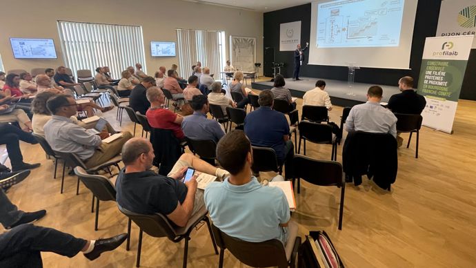 Rassemblés le 9 mai à Longvic (Côte-d'Or) dans les locaux d’Alliance BFC, les quinze acteurs engagés dans Profilait, dont les coopératives Bourgogne du Sud, Dijon Céréales et Terre comtoise, ont fait le point sur la démarche en cours.