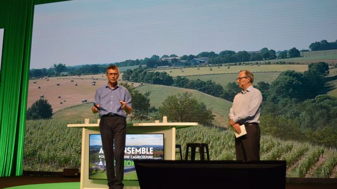 « Pour maintenir la production à son niveau actuel, il faut investir 200 M€ supplémentaires chez nos adhérents », explique Olivier Chaillou, président de Terrena.