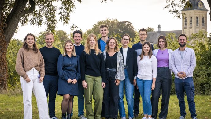 Chaque année, la candidature de 8 à 10 jeunes est retenue dans le cadre de l’Arvesta Young Grad Program. Ici, les dernières recrues accueillies par des Young Grads de l’année précédente.