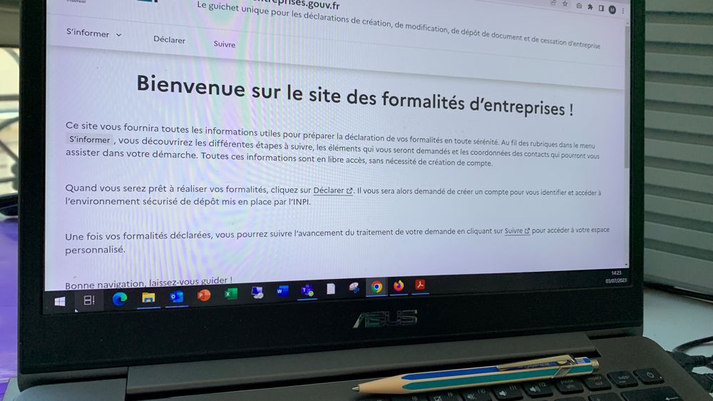 Plus de 700 000 formalités d'entreprises ont été réalisées sur le site Formalites.entreprises.gouv.fr depuis le début de l'année 2023 selon le ministère de l'Economie.