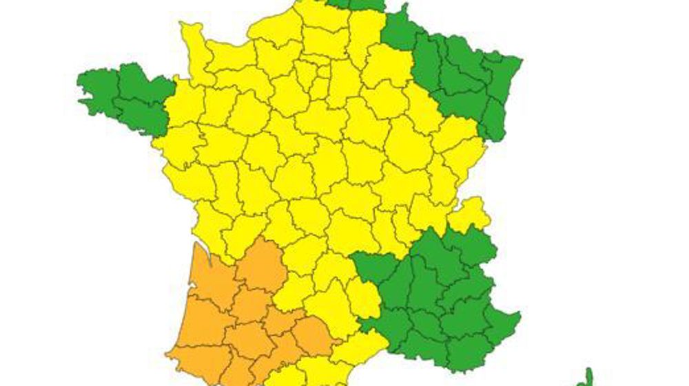 Quatre nouveaux départements viennent d'être placés en vigilance orange par Météo-France ce vendredi 7 juillet 2023 à 13h heures.