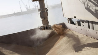 Les chargements de grains ont repris après l'incendie au silo de la Sica Atlantique à La Pallice (photo d'illustration). Les chargements de grains ont repris après l'incendie au silo de la Sica Atlantique à La Pallice (photo d'illustration).