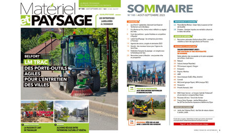 A lire dans Matériel et Paysage A lire dans Matériel et Paysage