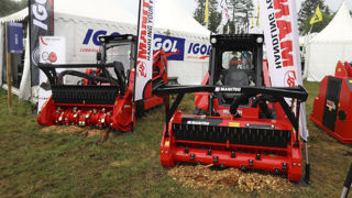 Les chargeuses compactes Monitou, équipées des broyeurs forestiers de Bugnot 52, ont été présentées au Salon Euroforest en juin 2023.