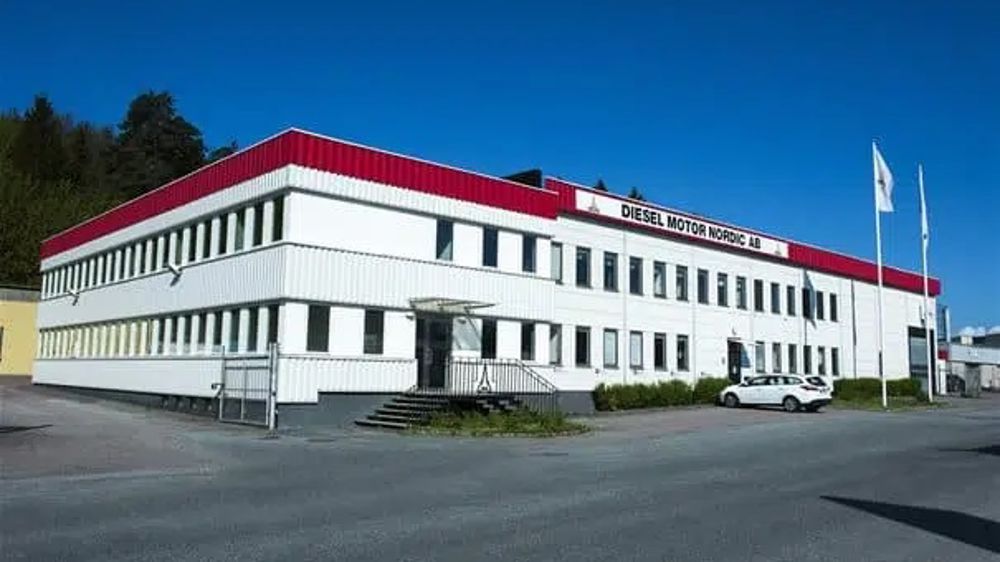 Siège social de Diesel Motor Nordic à Järfälla, au nord de Stockholm (Suède).