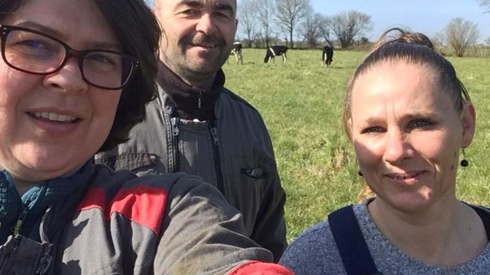 Bénédicte et Valéry Lebouc ont embauché Vanessa Brignol après son parcours professionnel diversifié. © Bénédicte Lebouc