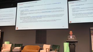 Paul Elfassi, avocat chez BCTG, présentait le projet de décret sur l'agrivoltaïsme lors d'une conférence organisée le 14 novembre par l'Institut national de l'énergie solaire. Paul Elfassi, avocat chez BCTG, présentait le projet de décret sur l'agrivoltaïsme lors d'une conférence organisée le 14 novembre par l'Institut national de l'énergie solaire.