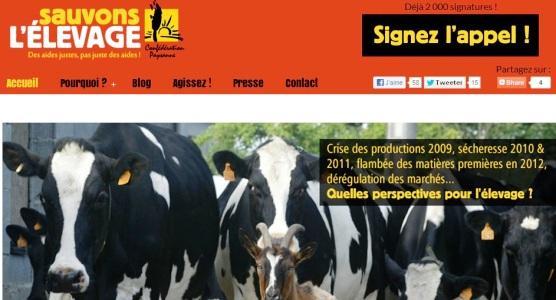 La Confédération paysanne a lancé un site