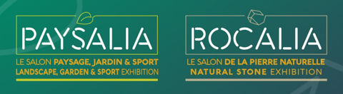 Logos des éditions Paysalia et Rocalia 2023.