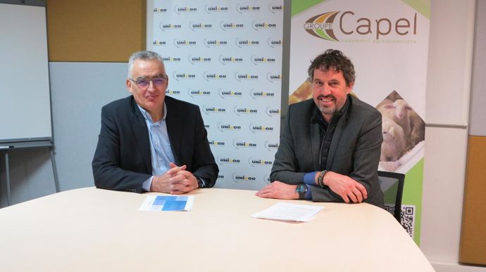 Jean-Claude Virenque et Christophe Canal président respectivement les coopératives Unicor et Capel, qui devraient fusionner le 29 mars prochain.