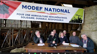 Le Modef souhaite se concentrer sur le retour de prix rémunérateurs pour résoudre la crise actuelle. Le Modef souhaite se concentrer sur le retour de prix rémunérateurs pour résoudre la crise actuelle.