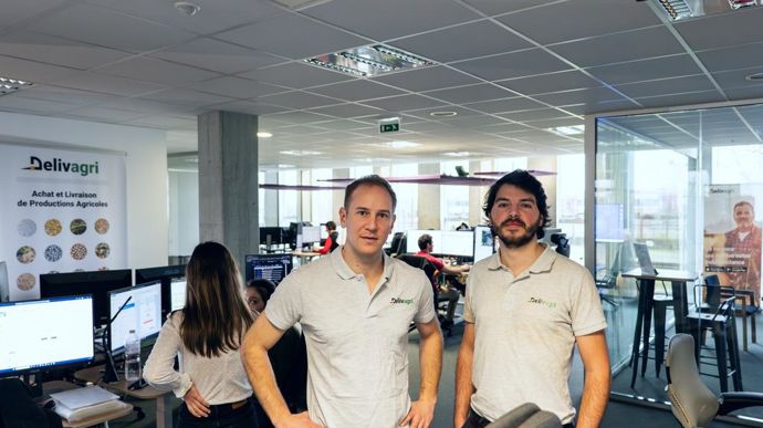 Delivagri, dirigée par Damien Pierre et Quentin de Chabot, vient de déménager dans des locaux plus spacieux (1 000 m²), près de la gare d’Angers (Maine-et-Loire).