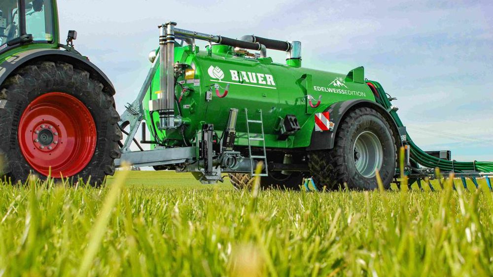 Bauer Edelweiss : une tonne à lisier pour les régions préalpines