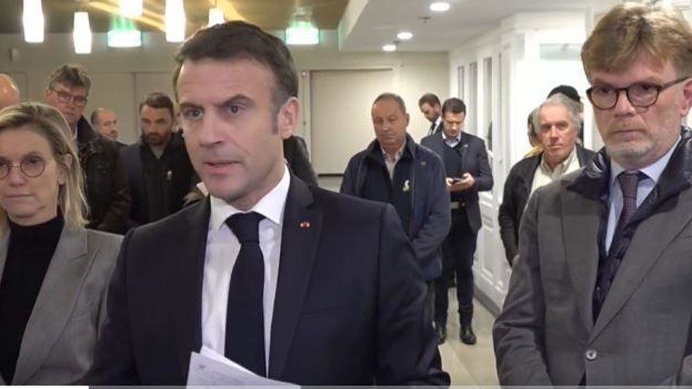 Emmanuel Macron le 24 février 2024 au Salon international de l'agriculture.